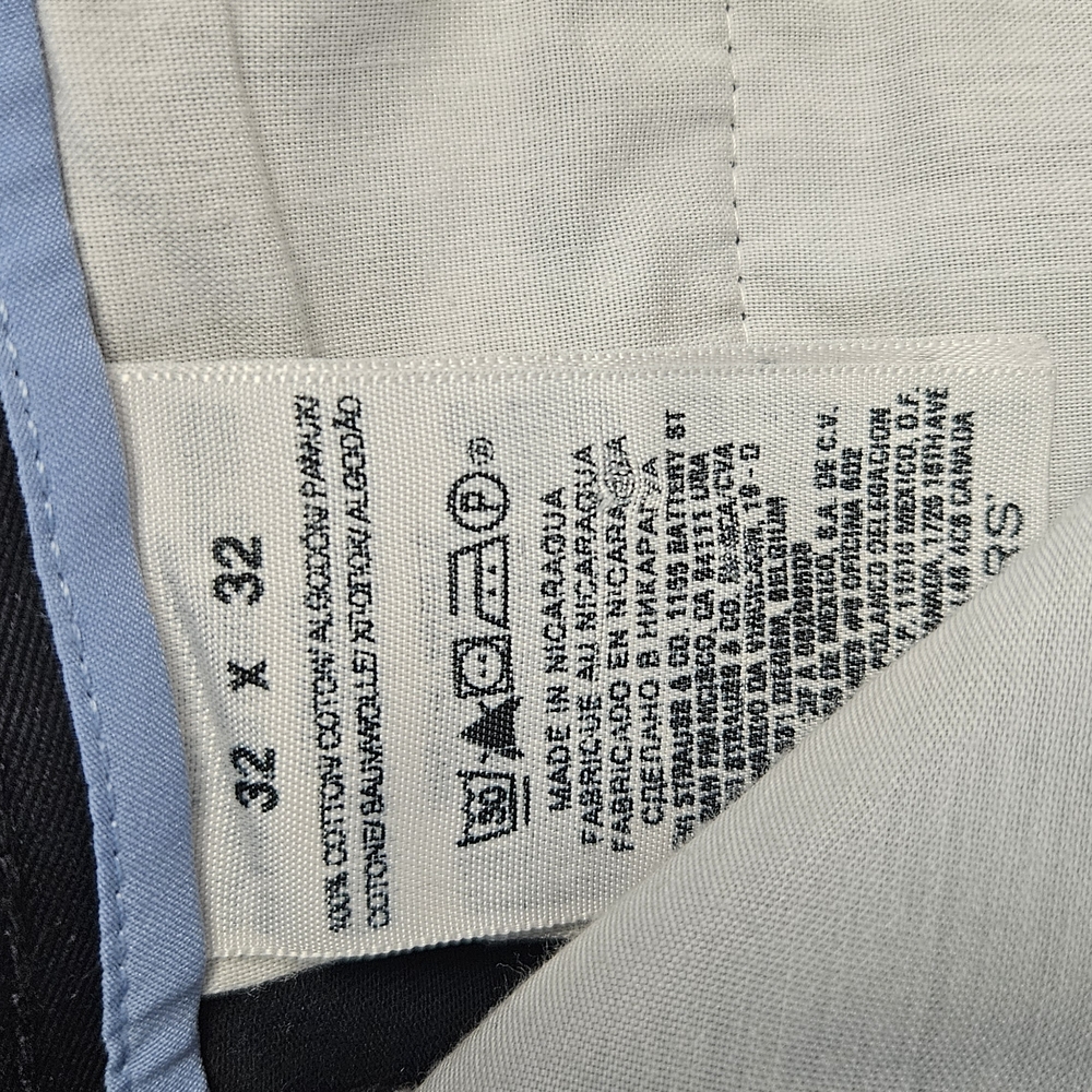 Men's Blue and Gray Pants